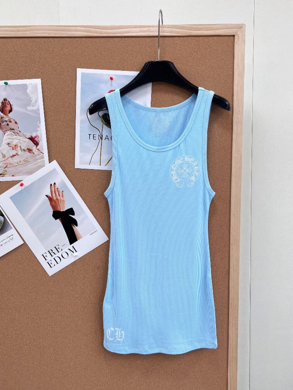 Chrome Hearts Light Blue Vest